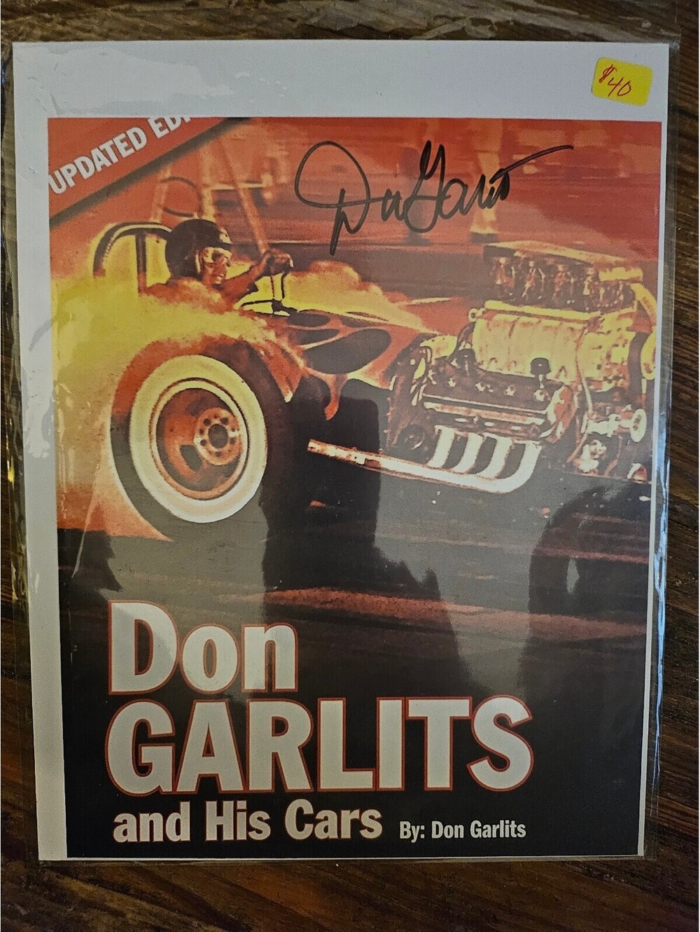 DAN GARLITS Signed 8x10 Photo Signed in person Drag Racing